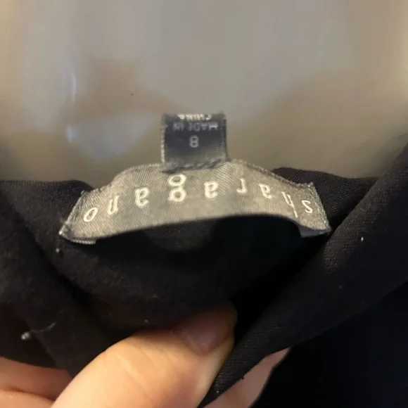 Sharagano Elegant Black Garment - Picture 7 of 7